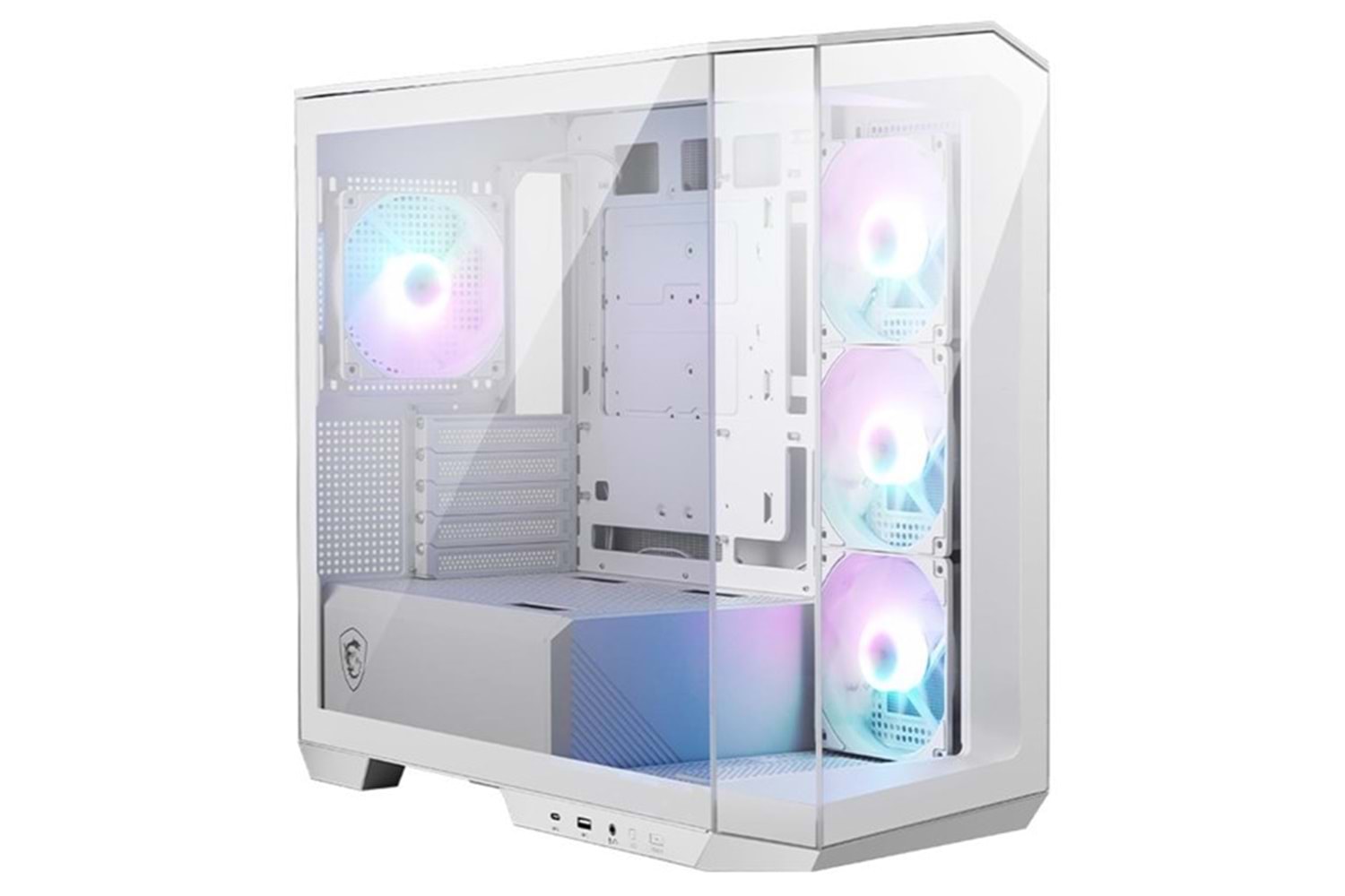 MSI MAG PANO M100R PZ 4-ARGB FANLI GAMING MICRO-TOWER PC KASASI BEYAZ