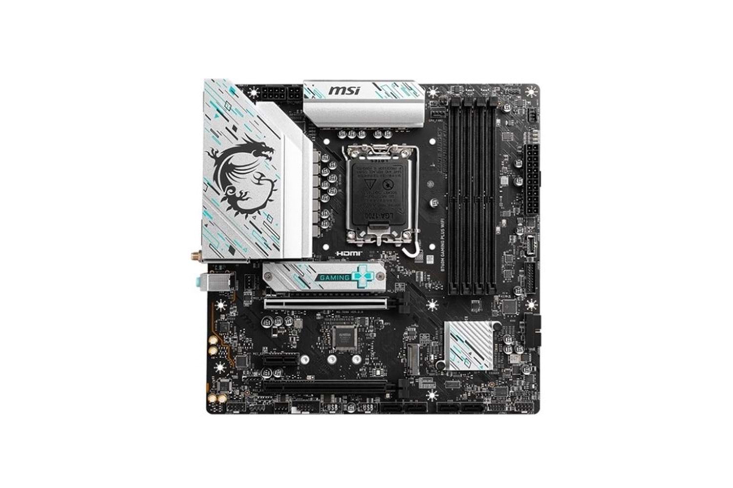MSI B760M GAMING PLUS WIFI-6E DDR5 HDMI DP PCIE 4.0 1700p mATX