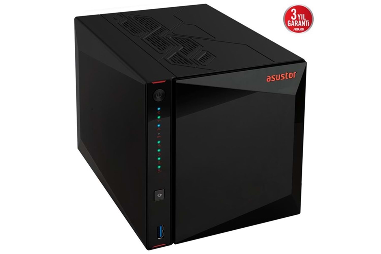ASUSTOR AS5404T-4GB CELERON N5105-4GB RAM-2-diskli Nas Sunucu (Disksiz)