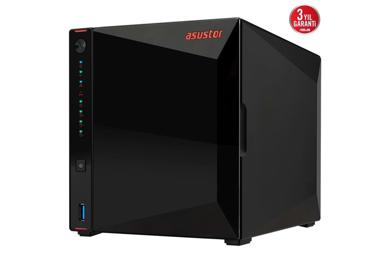 ASUSTOR AS5404T-4GB CELERON N5105-4GB RAM-2-diskli Nas Sunucu (Disksiz)