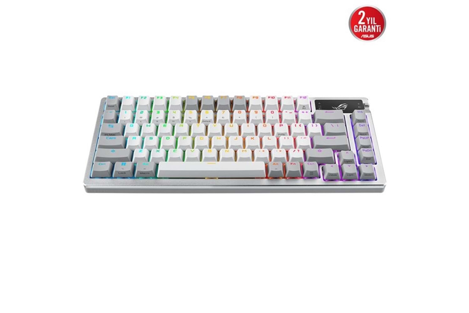 ASUS ROG Azoth ROG NX Snow Switch RGB Kablosuz Türkçe Mekanik Beyaz Gaming Klavye
