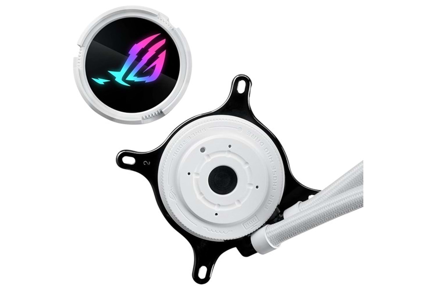  ASUS 360MM ROG STRIX LC III ARGB AM5-1700P SIVI SOĞUTMALI İŞLEMCİ FANI BEYAZ