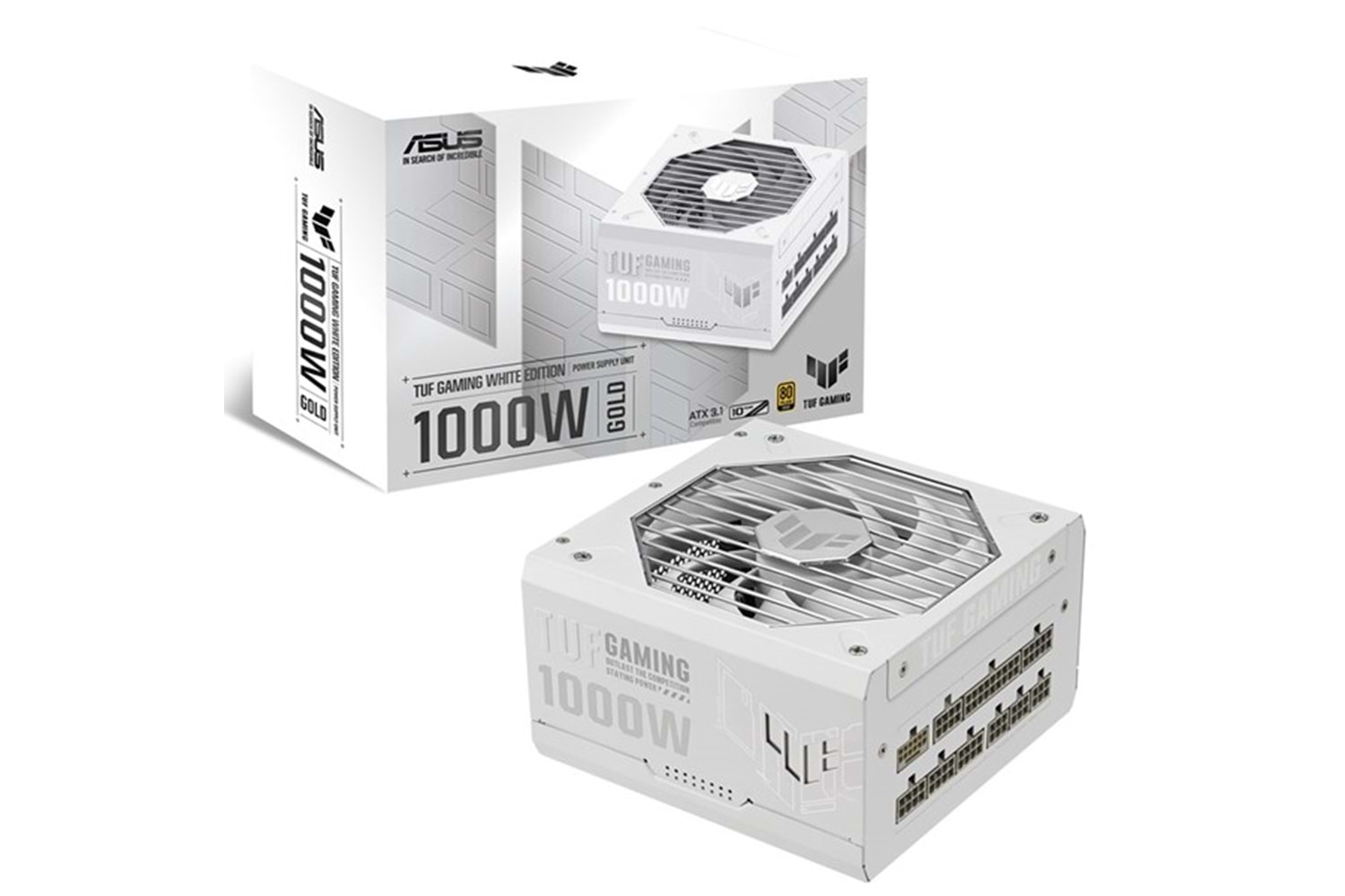 ASUS 1000W 80+ GOLD TUF GAMING TAM MODÜLER POWER SUPPLY BEYAZ