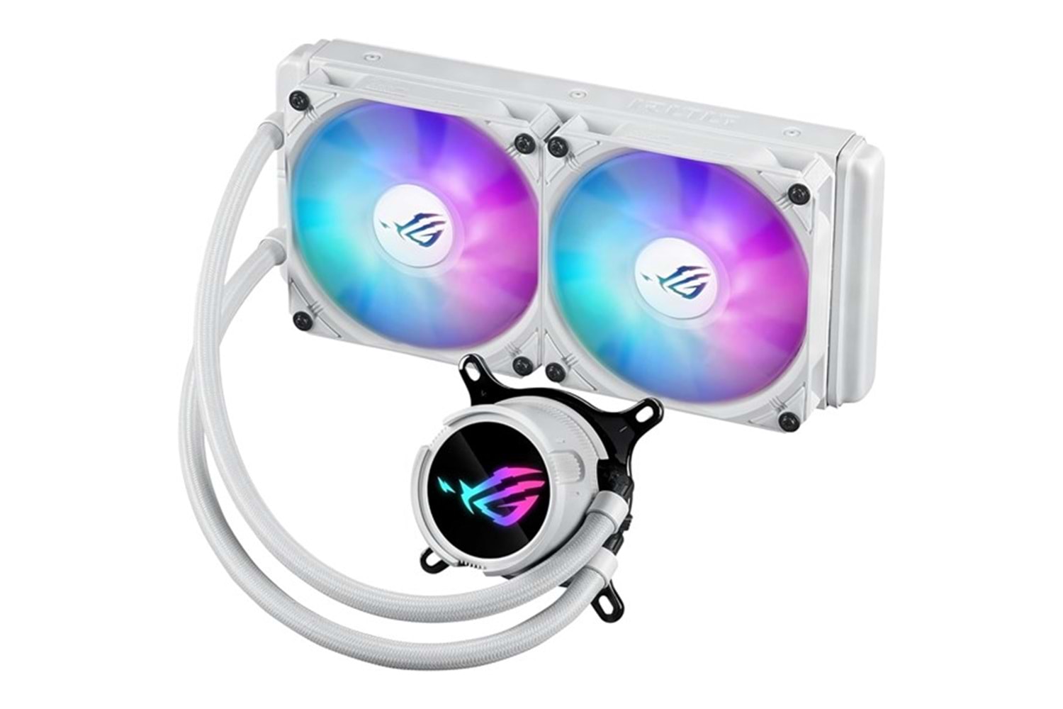 ASUS 240MM ROG STRIX III 240 ARGB AM5-1700P SIVI SOĞUTMALI İŞLEMCİ FANI BEYAZ