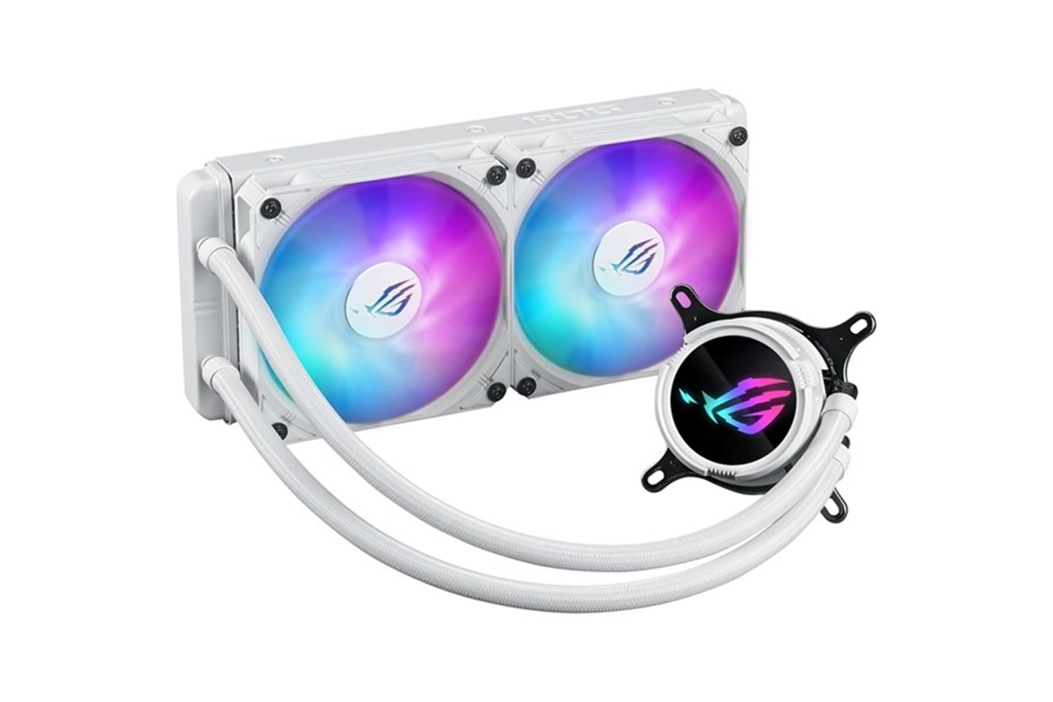 ASUS 240MM ROG STRIX III 240 ARGB AM5-1700P SIVI SOĞUTMALI İŞLEMCİ FANI BEYAZ