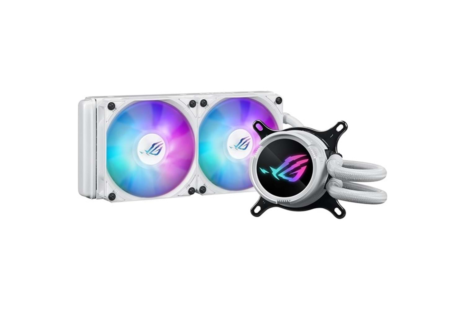 ASUS 240MM ROG STRIX III 240 ARGB AM5-1700P SIVI SOĞUTMALI İŞLEMCİ FANI BEYAZ
