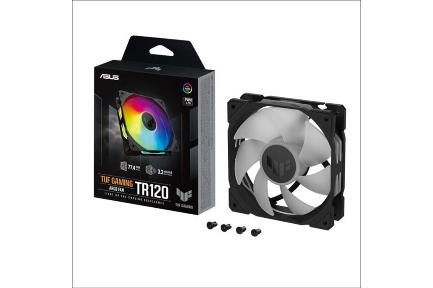 ASUS TUF TR120 ARGB 120mm Siyah Kasa Fanı 90DA0090-B09000