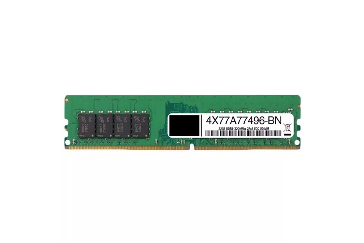 LENOVO 32GB TRUDDR4 3200MHZ 2RX8 ECC UDIMM SUNUCU RAM