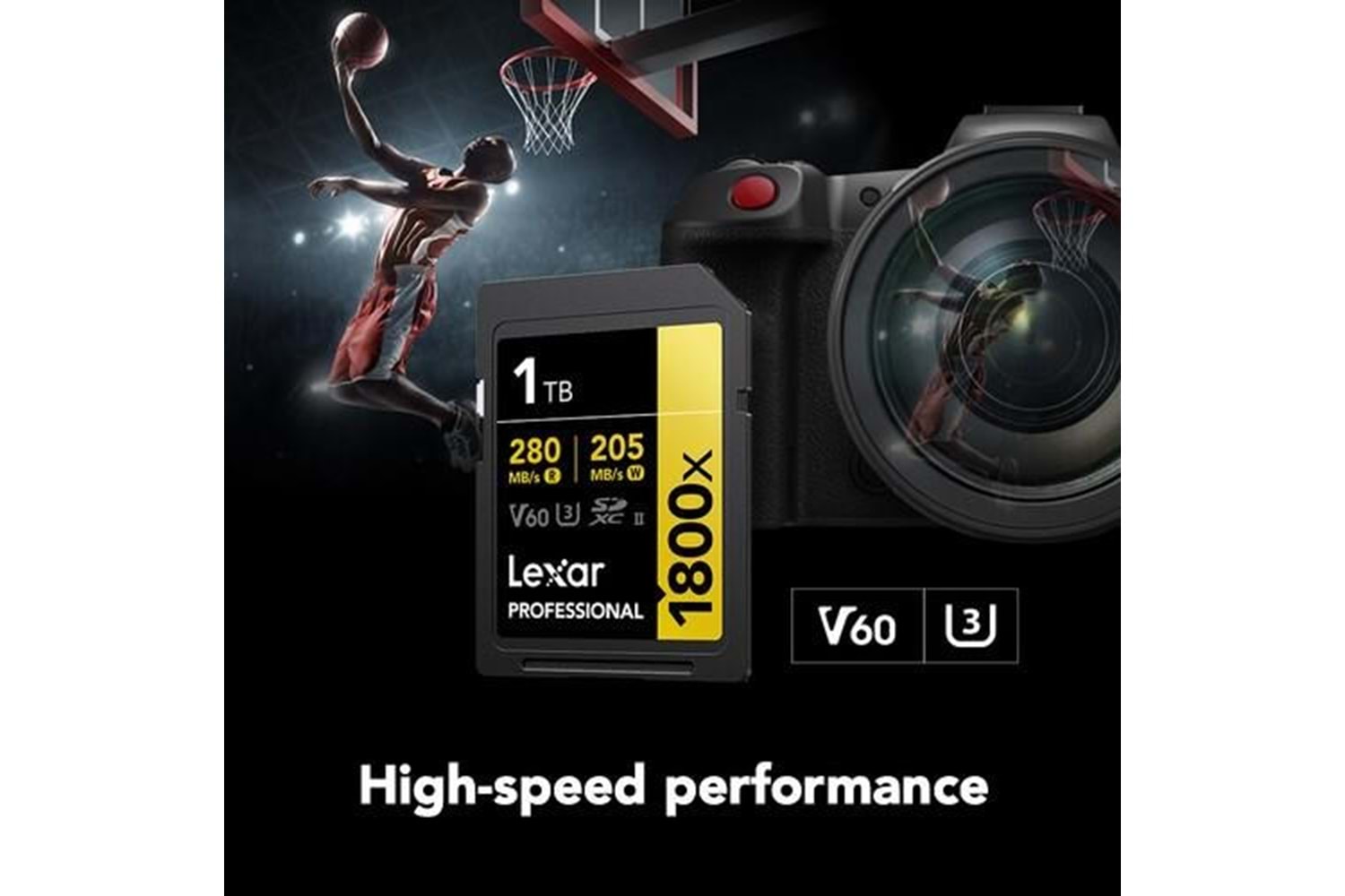 LEXAR 1TB PROFESSIONAL 1800X LSD1800001T-BNNNU SDHC HAFIZA KARTI