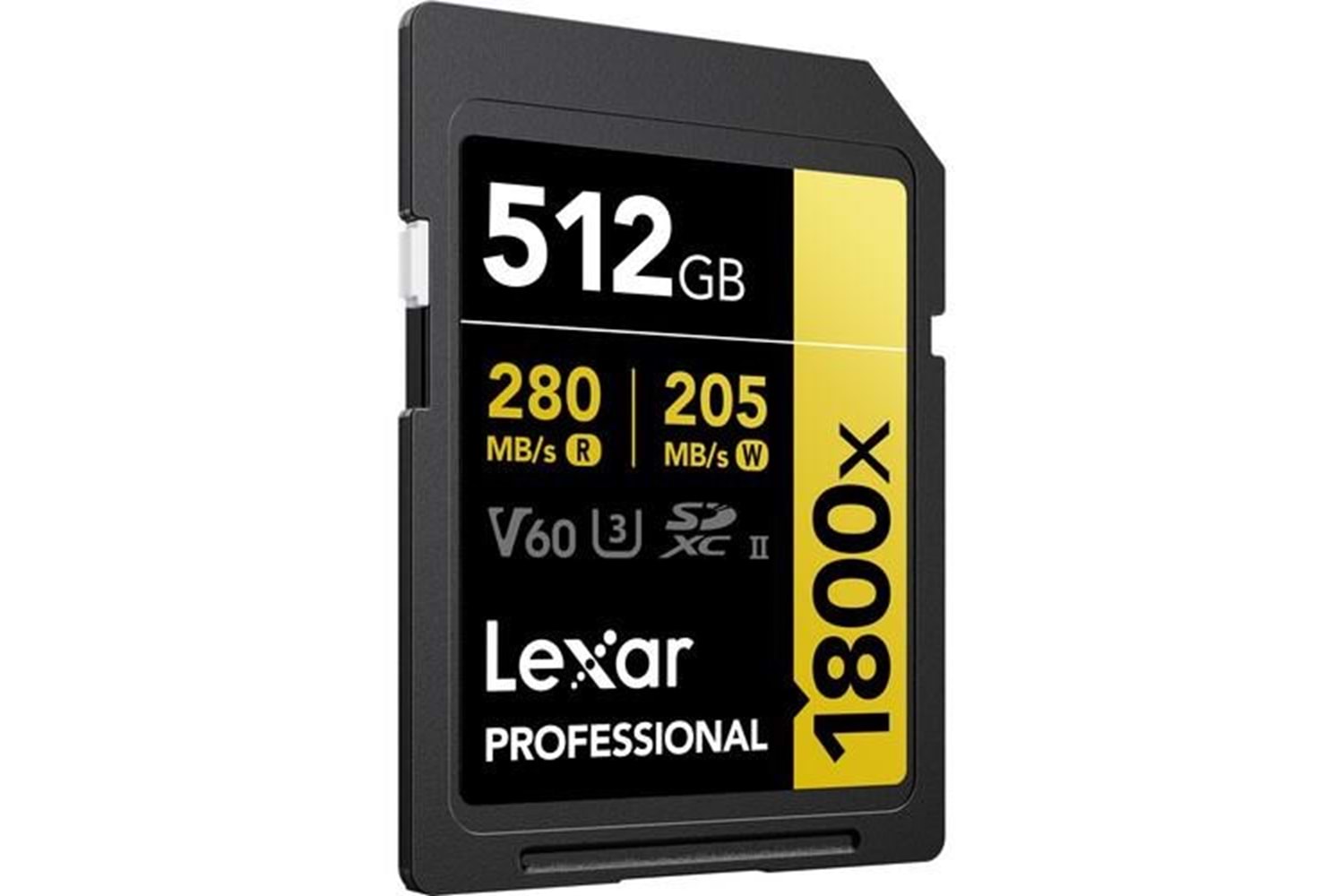 LEXAR 512GB PROFESSIONAL 1800X LSD1800512G-BNNNG SDHC HAFIZA KARTI