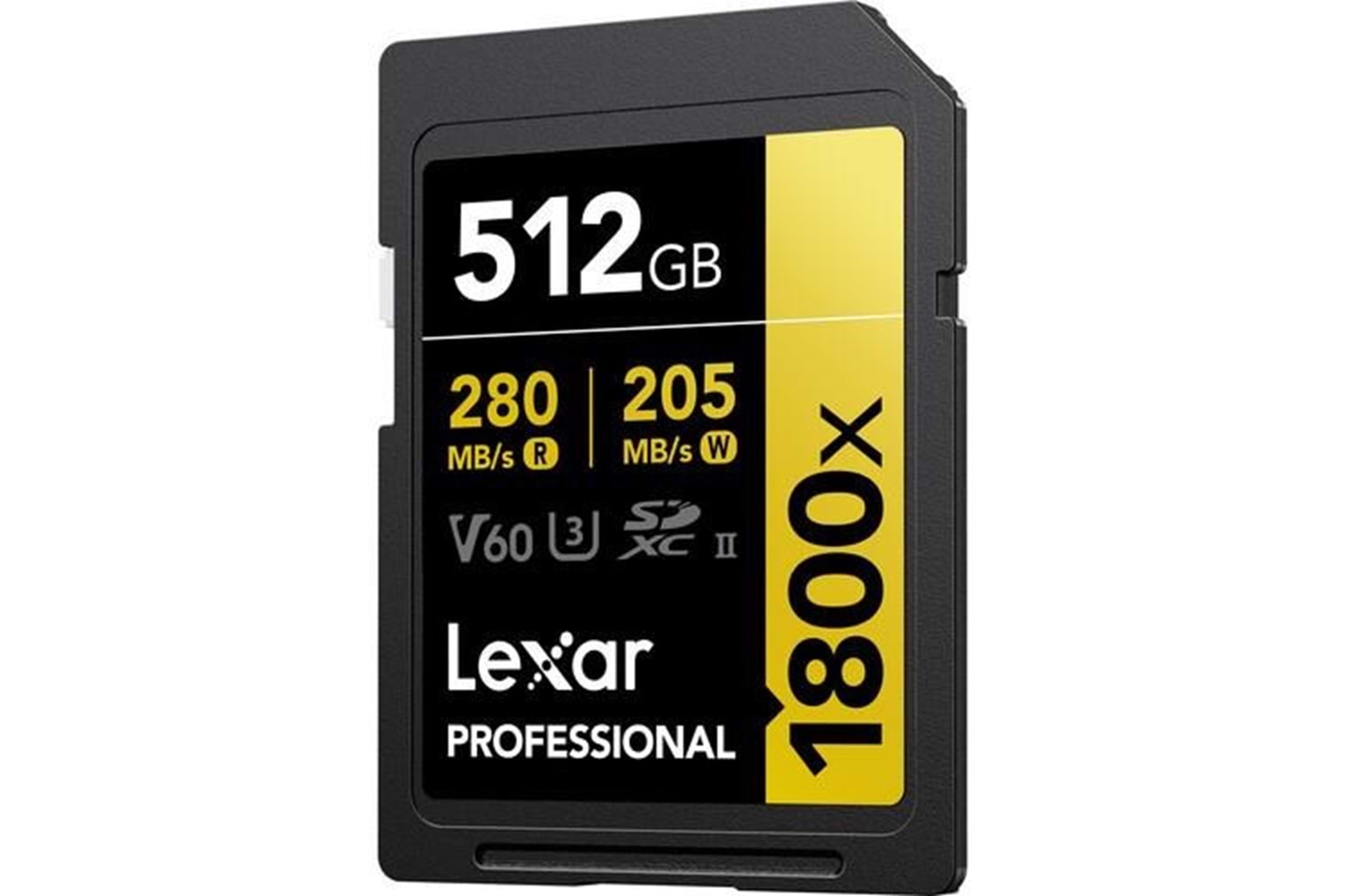 LEXAR 512GB PROFESSIONAL 1800X LSD1800512G-BNNNG SDHC HAFIZA KARTI