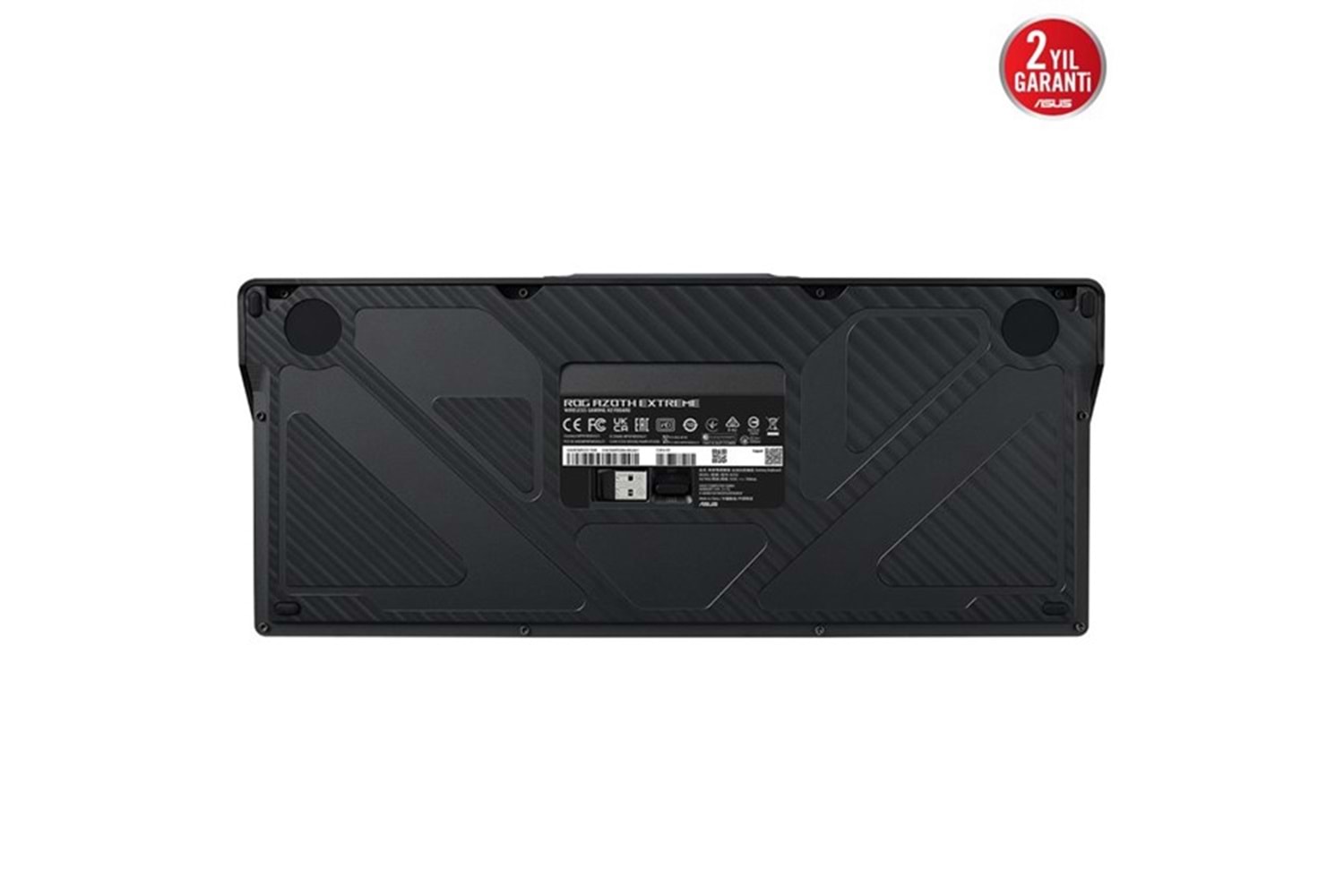 ASUS ROG AZOTH EXTREME NX SNOW KABLOSUZ ALÜMİNYUM KARBON FİBER ŞASE RGB GAMING KLAVYE