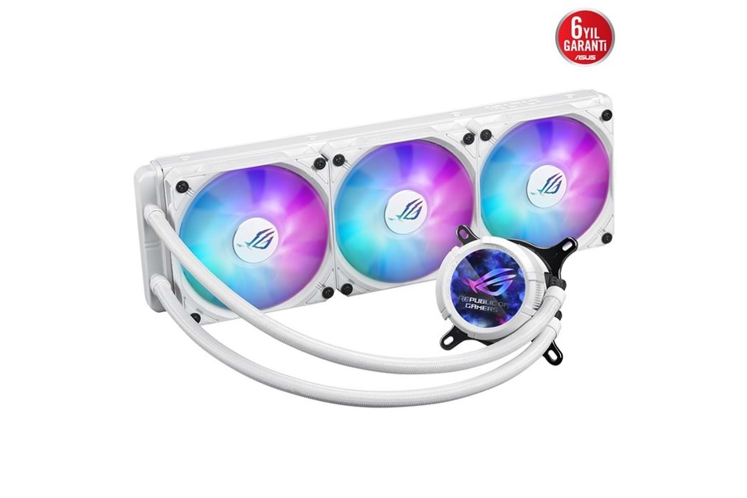 ASUS 360MM ROG STRIX III 360 ARGB AM5-1700P SIVI SOĞUTMALI İŞLEMCİ FANI BEYAZ