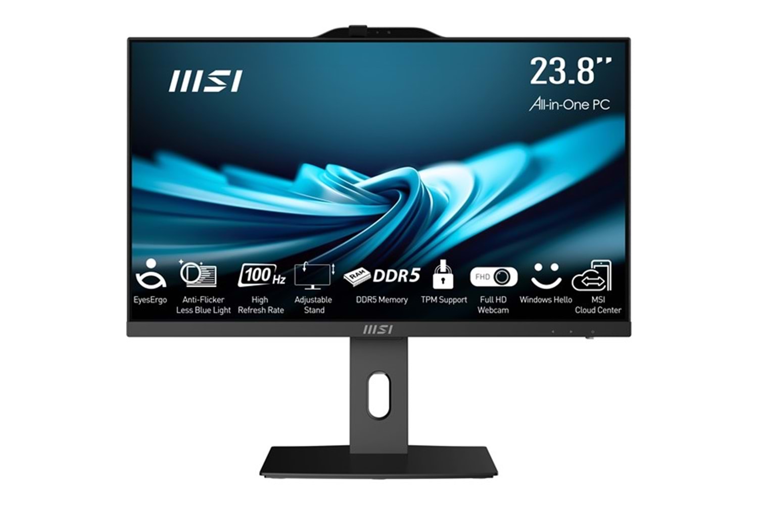 MSI PRO AP242P 14M-861XTR 23.8 LED 1920X1080(FHD) I7-14700 16GB DDR4 512GB SSD 1TB HDD DOS SİYAH AIO PC