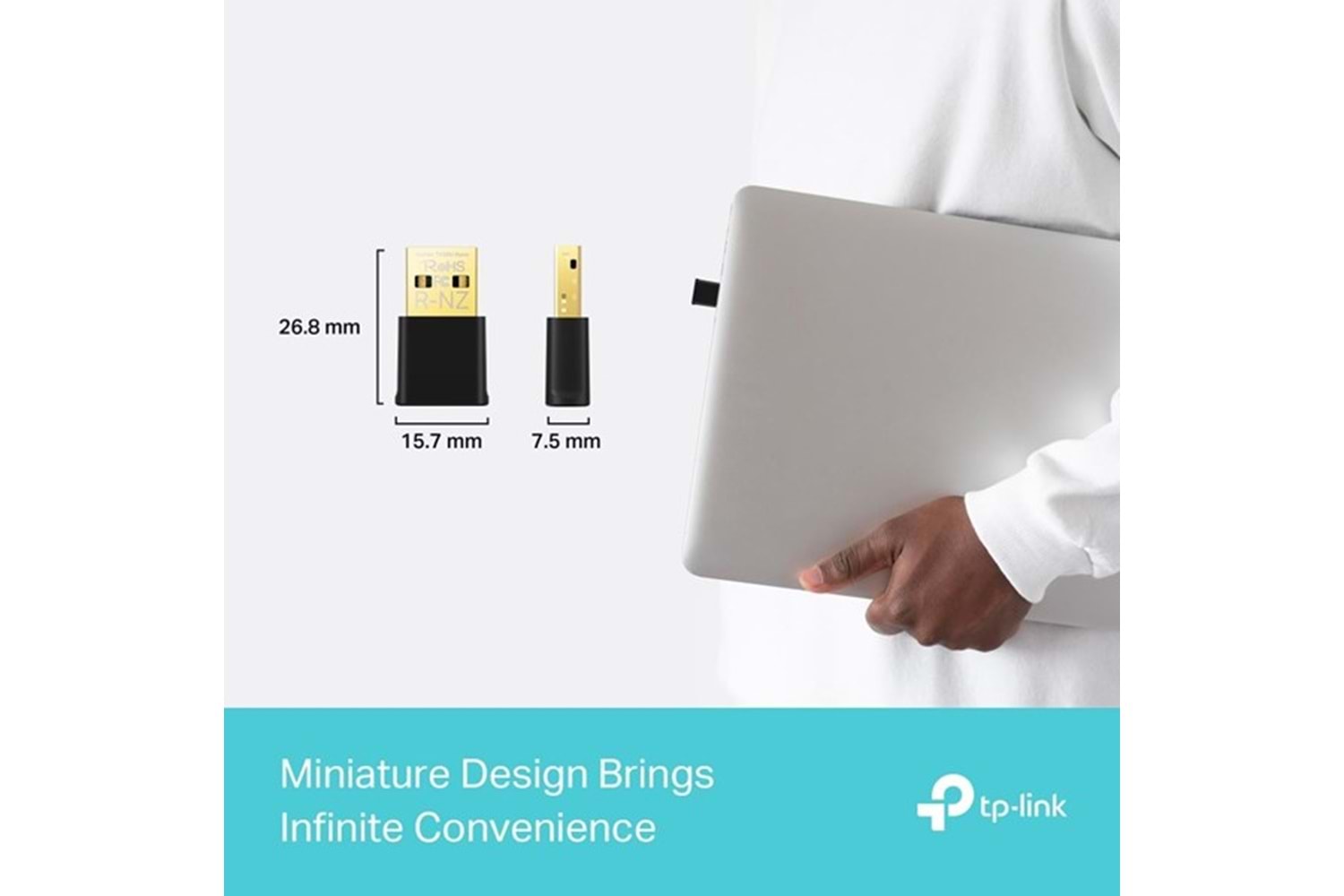 TP-LINK ARCHER TX20U NANO AX1800 Wi-Fi 6 Kablosuz USB Adaptör