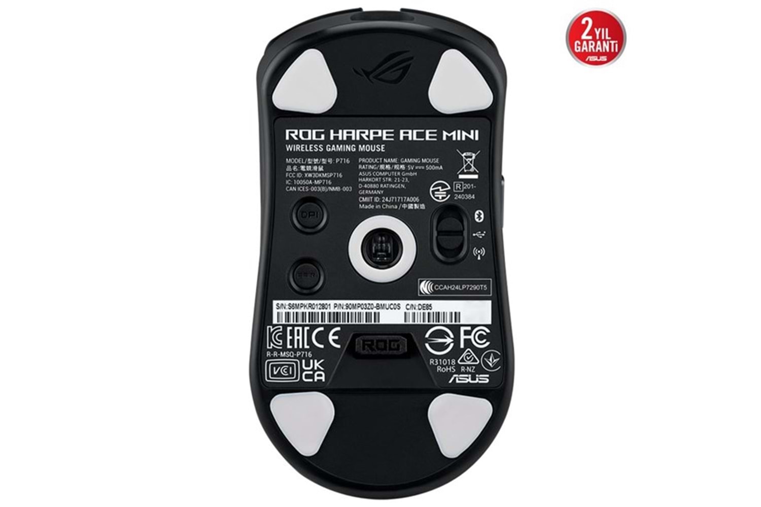 ROG P716 ROG HARPE ACE MINI 42000dpi KABLOSUZ GAMING MOUSE