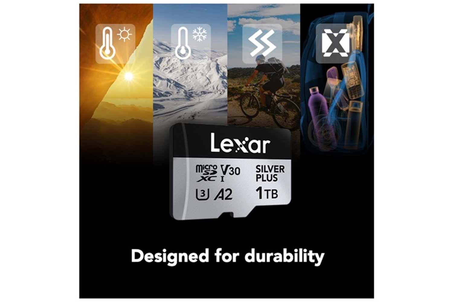 LEXAR 1TB SILVER PLUS LMSSIPL001T-BNANG MICRO-SD HAFIZA KARTI