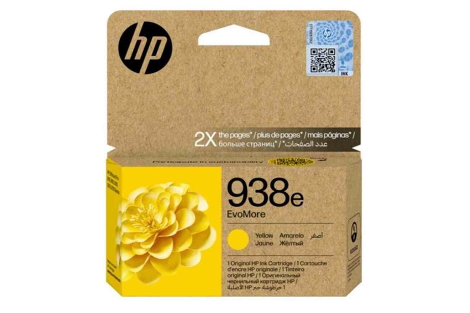Hp 4S6y1pe (938E) Sarı Mürekkep Kartuş