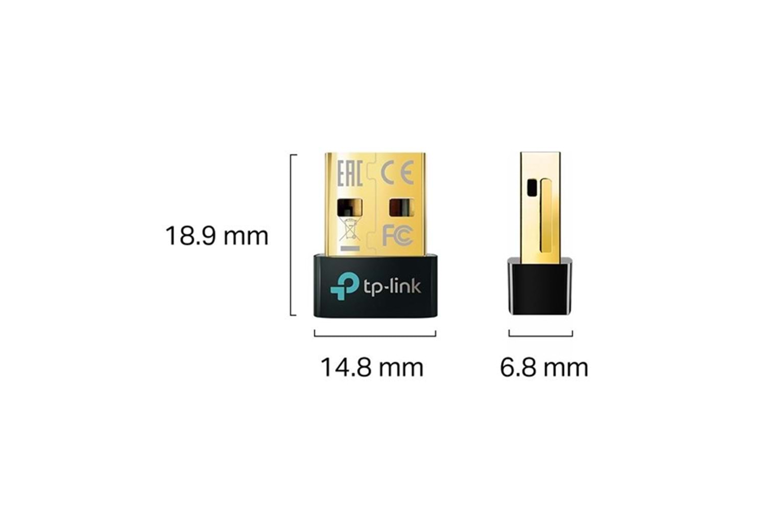 TP-LINK UB500 v2 Bluetooth 5.3 Nano USB Adaptör