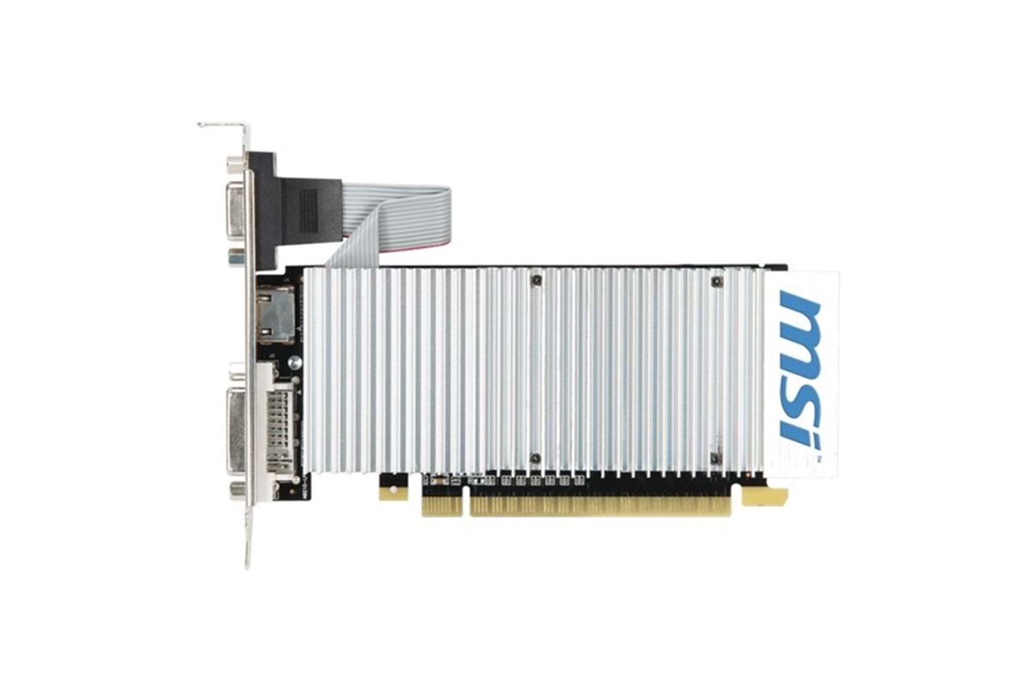 MSI G210 1GB N210-1GD3/LP DDR3 64bit HDMI DVI PCIe 16X v2.0 Fansız
