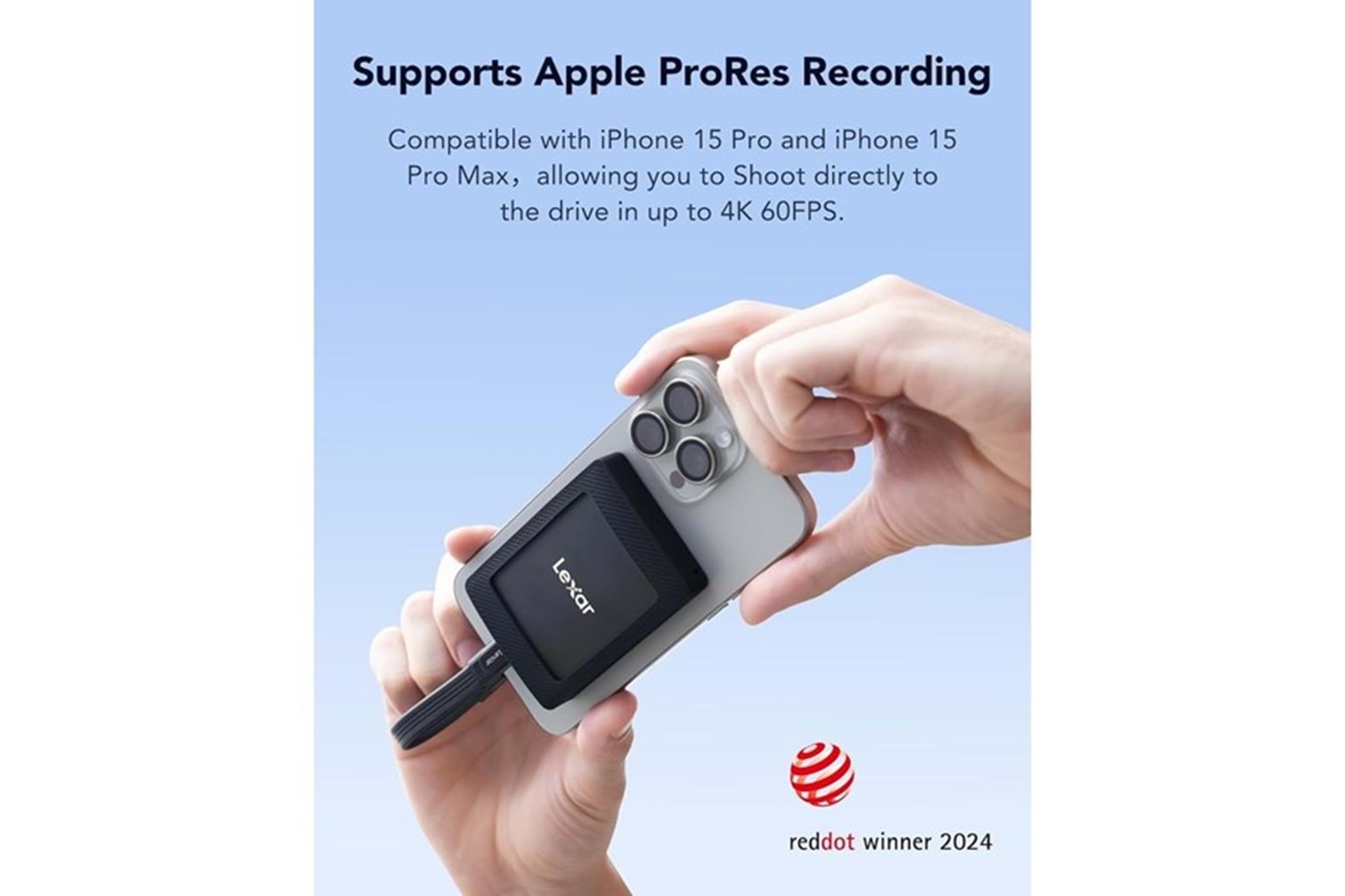 LEXAR 1TB SL500 PORTABLE SSD LSL500X001T-RNBNU USB 3.2 SSD HARİCİ DİSK