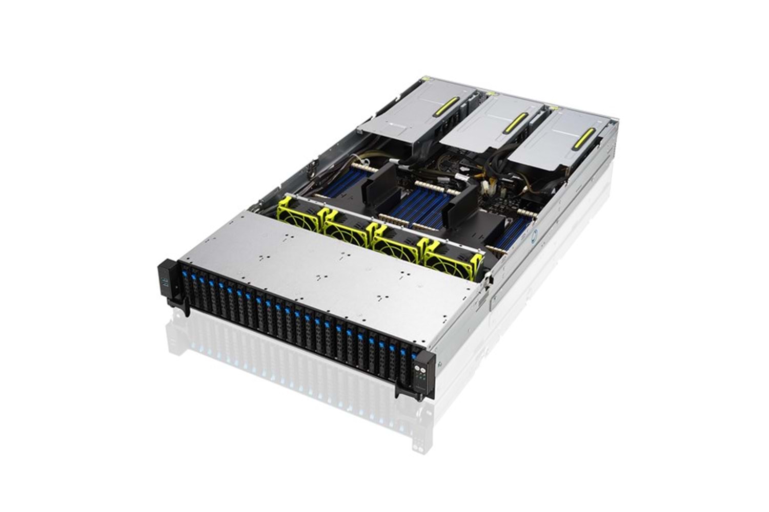 ASUS RS720A-E11-RS24U/10G (1 1 2600W) GPU DESTEKLİ BAREBONE SERVER (İŞLEMCİ YOK, RAM YOK,DİSK YOK)FDOS