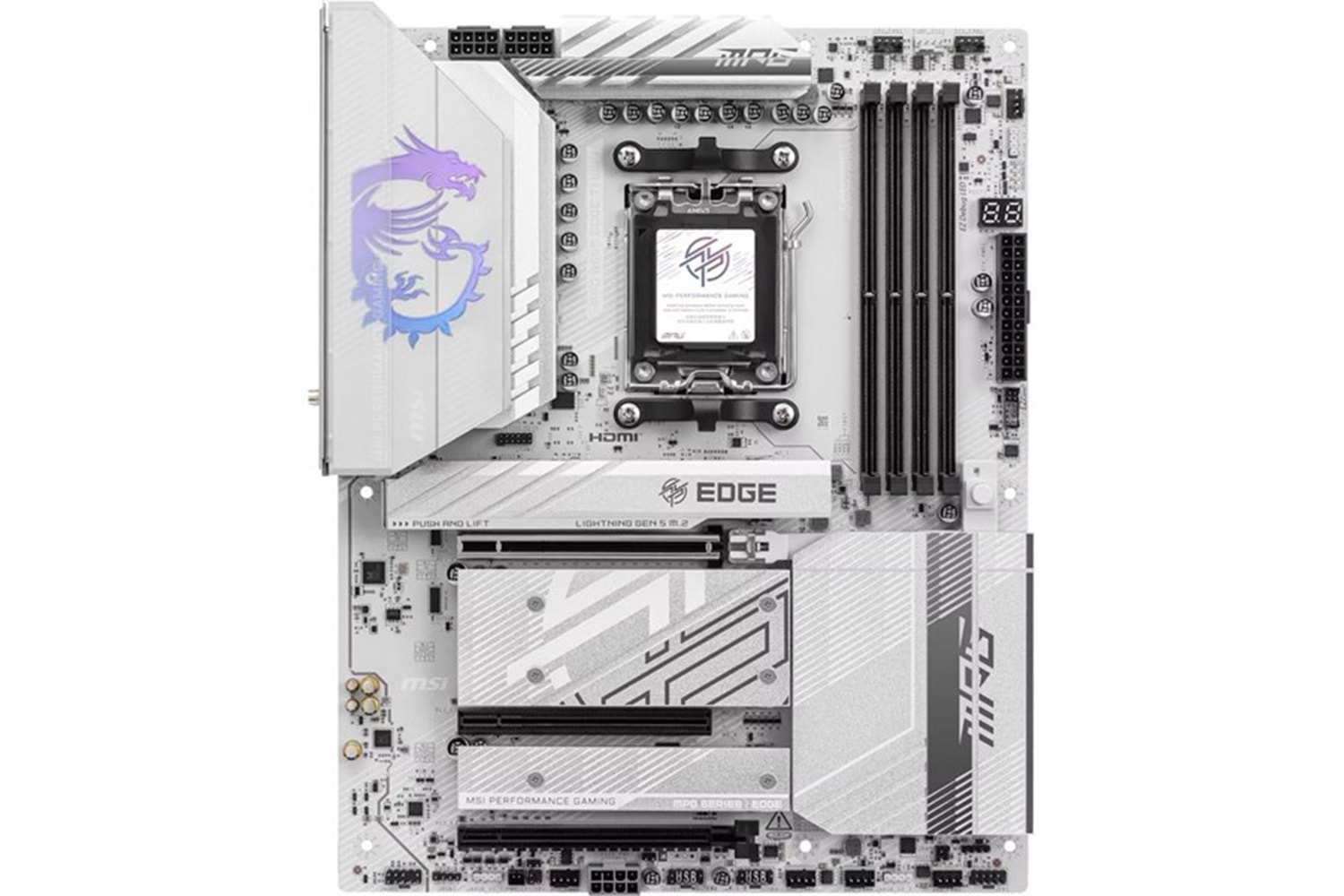 MSI MPG B850 EDGE TI WIFI7 DDR5 HDMI-DP PCIE 5.0 AM5 ATX