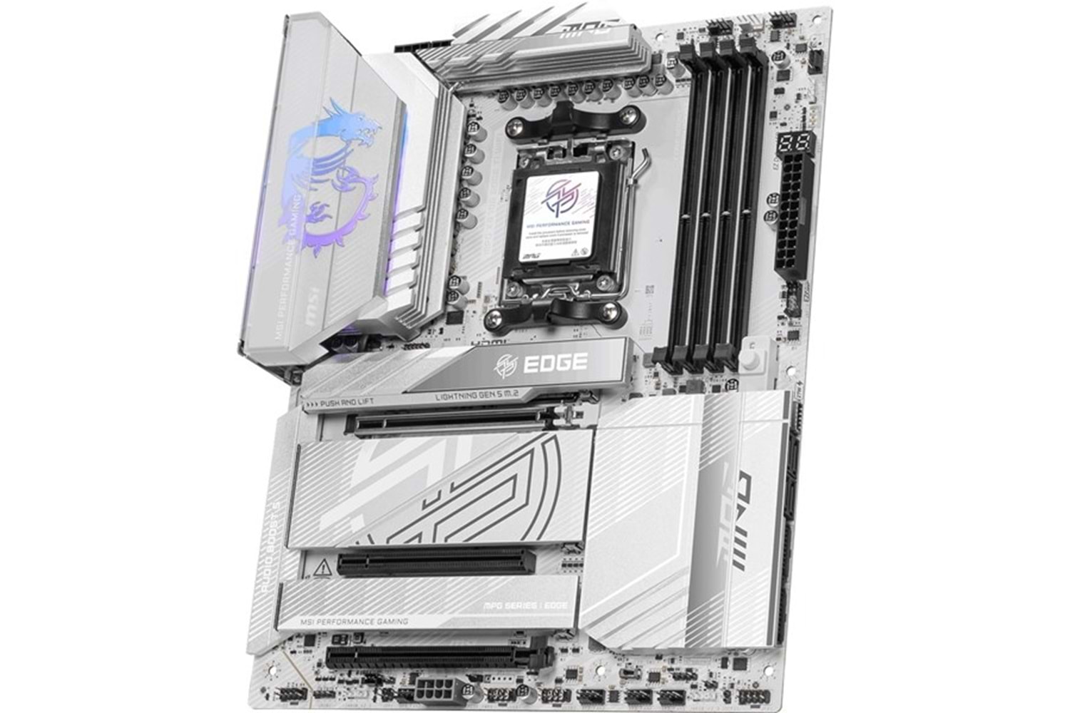 MSI MPG X870e EDGE TI WIFI7 DDR5 RGB HDMI-DP USBC PCIE 5.0 AM5 ATX