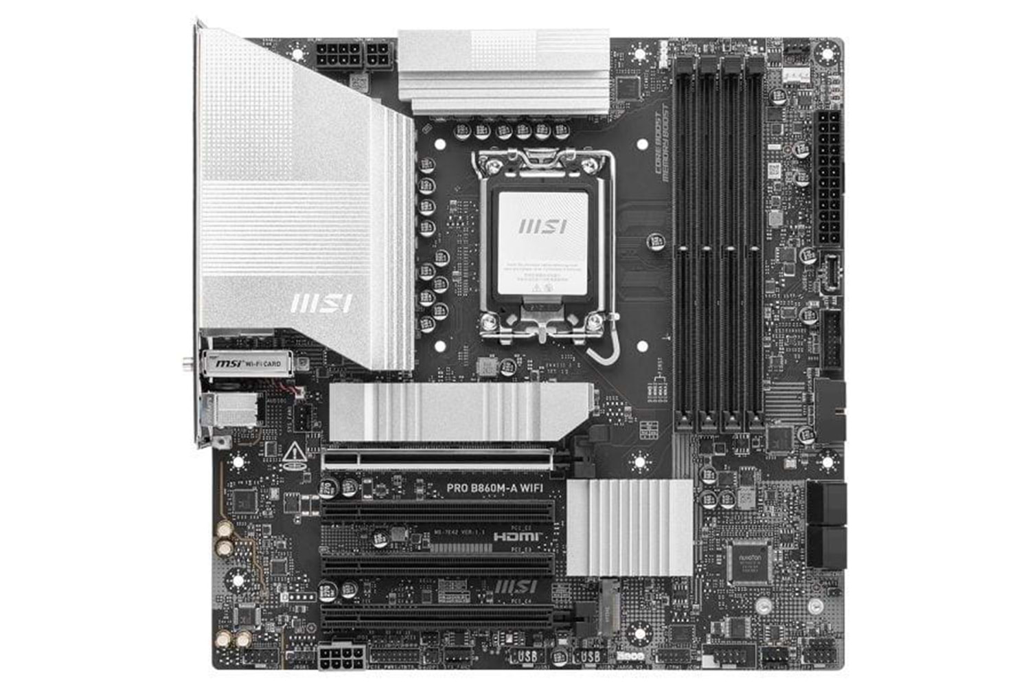 MSI PRO B860M-A WIFI7 DDR5 HDMI-DP PCIE 5.0 1851P mATX