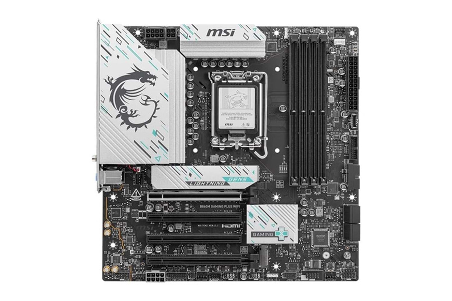 MSI B860M GAMING PLUS WIFI-7 DDR5 HDMI-DP PCIE 5.0 1851P mATX
