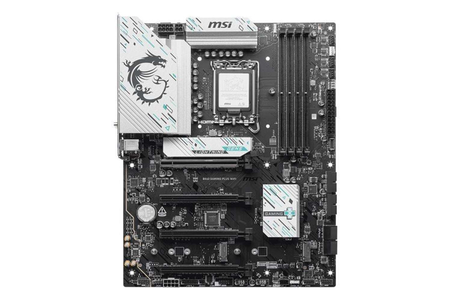 MSI B860 GAMING PLUS WIFI-7 DDR5 HDMI-DP PCIE 5.0 1851P ATX