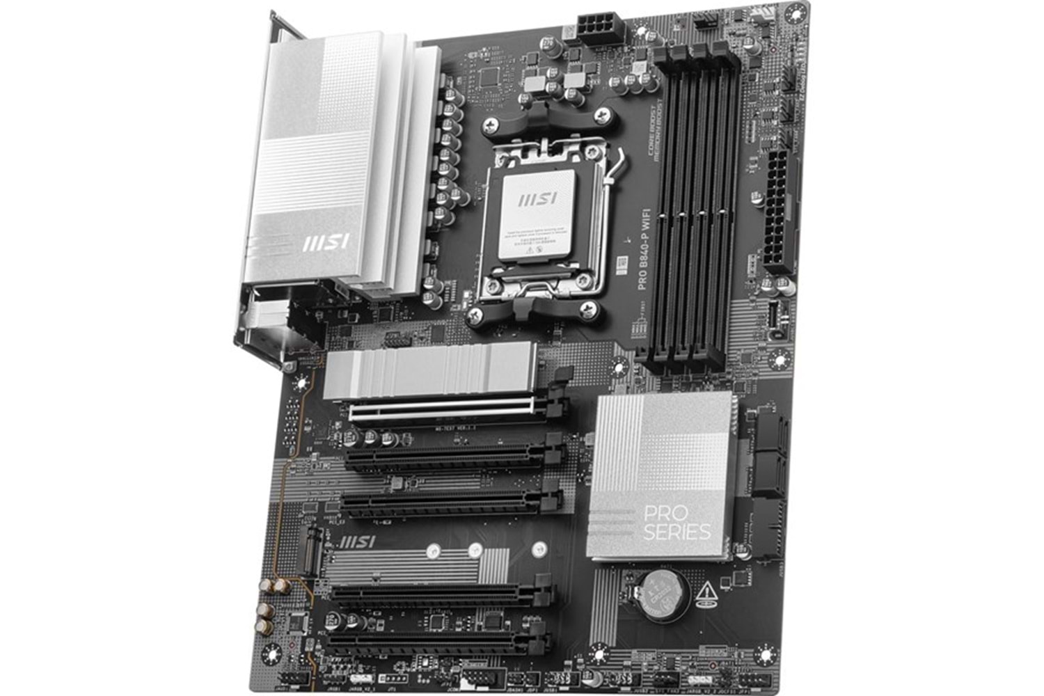 MSI PRO B840-P WIFI7 DDR5 HDMI USBC PCIE 4.0 AM5 ATX