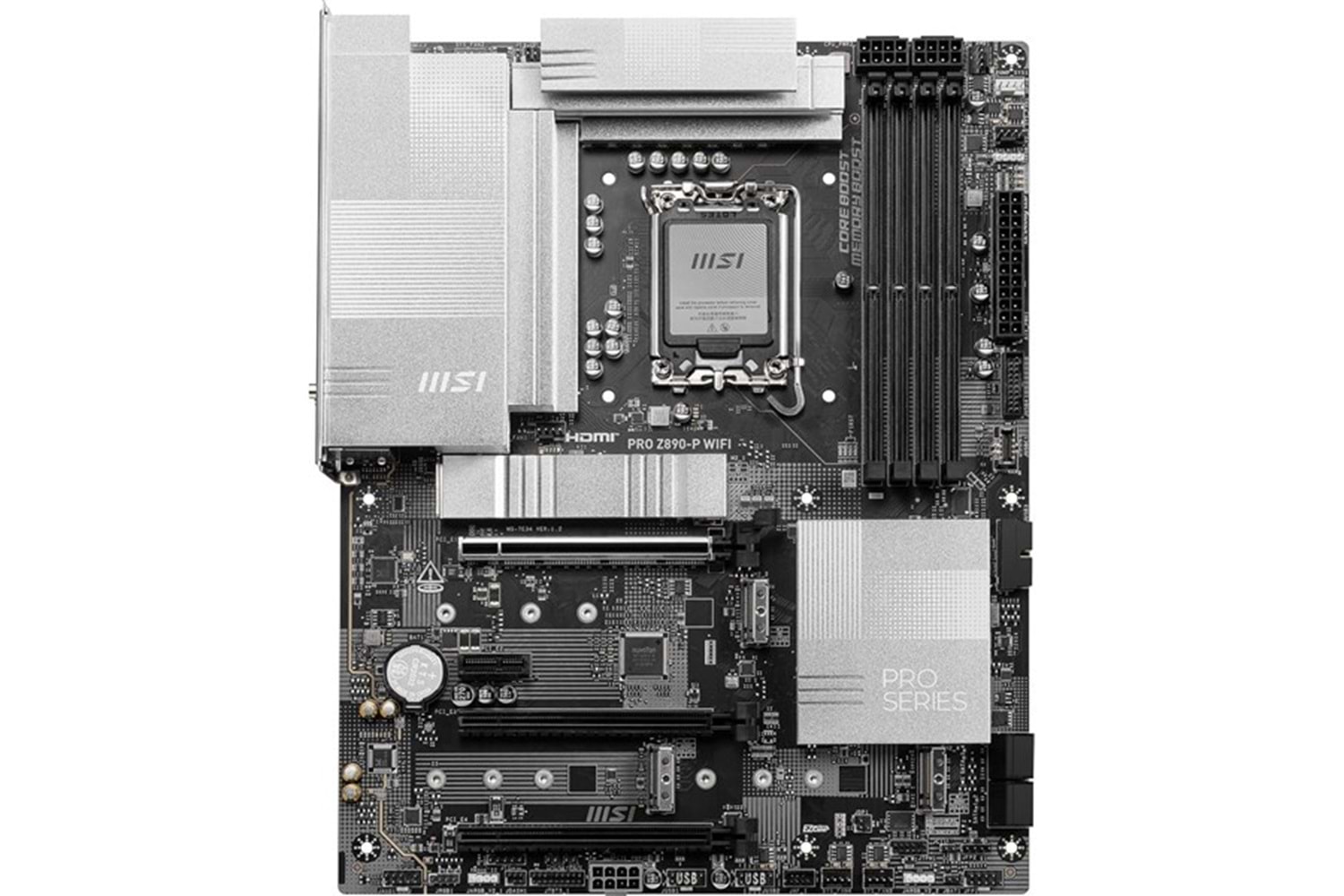 MSI PRO Z890-P WIFI-7 DDR5 HDMI-DP USBC PCIE 5.0 1851P ATX