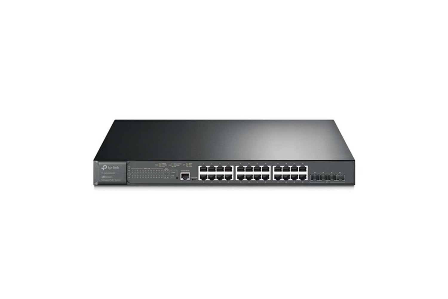 TP-LINK 24port TL-SG3428XMP GIGABIT 4-10GBE 384W YÖNETİLEBİLİR POE SWITCH