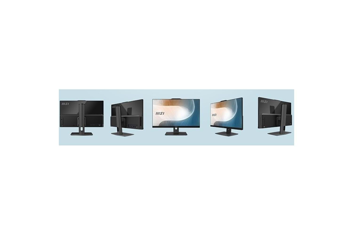 Msı Modern Am242p 12M-1694Tr 23.8 Fhd 16:9 (1920X1080) I5-1235U 8Gb Ddr4 512Gb Ssd W11h Sıyah Aıo Pc