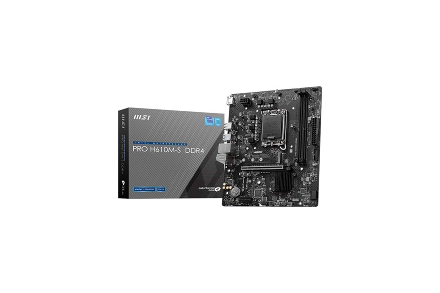 MSI PRO H610M-S DDR4 HDMI PCIE 4.0 1700p MATX