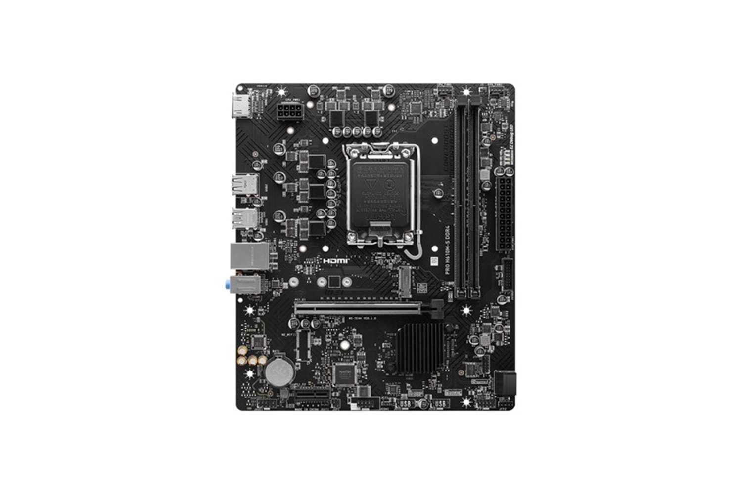 MSI PRO H610M-S DDR4 HDMI PCIE 4.0 1700p MATX