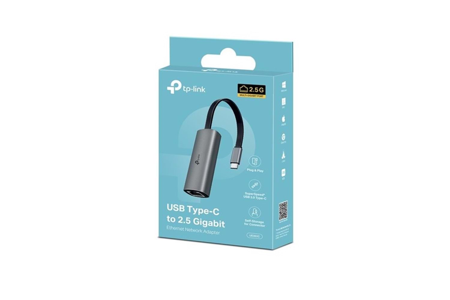 TP-LINK UE302C USB Type-C - 2.5 Gigabit Ethernet 