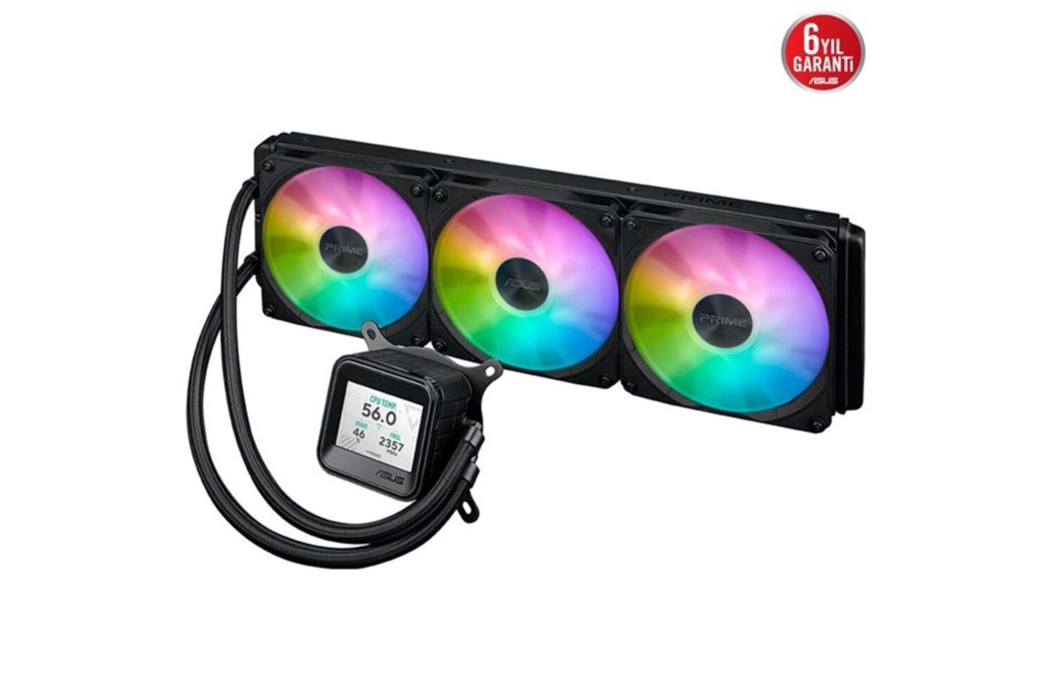 ASUS 360MM PRIME LC LCD ARGB AM5-1851P SIVI SOĞUTMALI İŞLEMCİ FANI