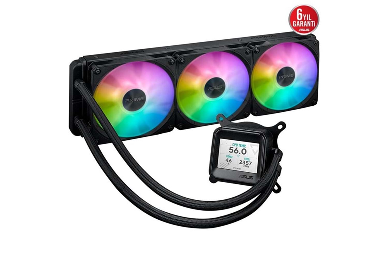 ASUS 360MM PRIME LC LCD ARGB AM5-1851P SIVI SOĞUTMALI İŞLEMCİ FANI