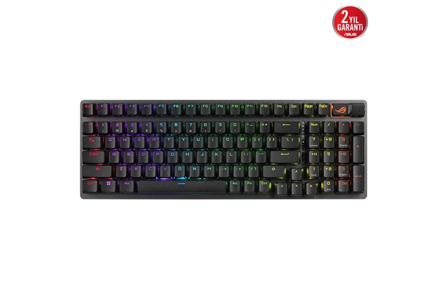 ASUS ROG STRIX 96 RX X902 Kablosuz Gaming Klavye Siyah