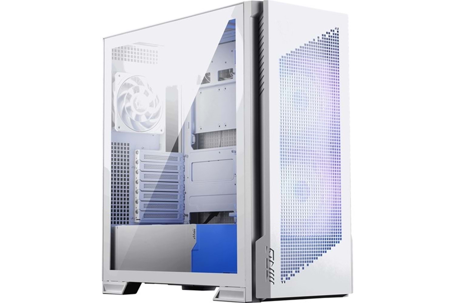 MSI MPG VELOX 300R BEYAZ TEMPERLİ 2 X 120 MM ARGB 1X 120MM FAN GAMİNG BİLGİSAYAR KASASI