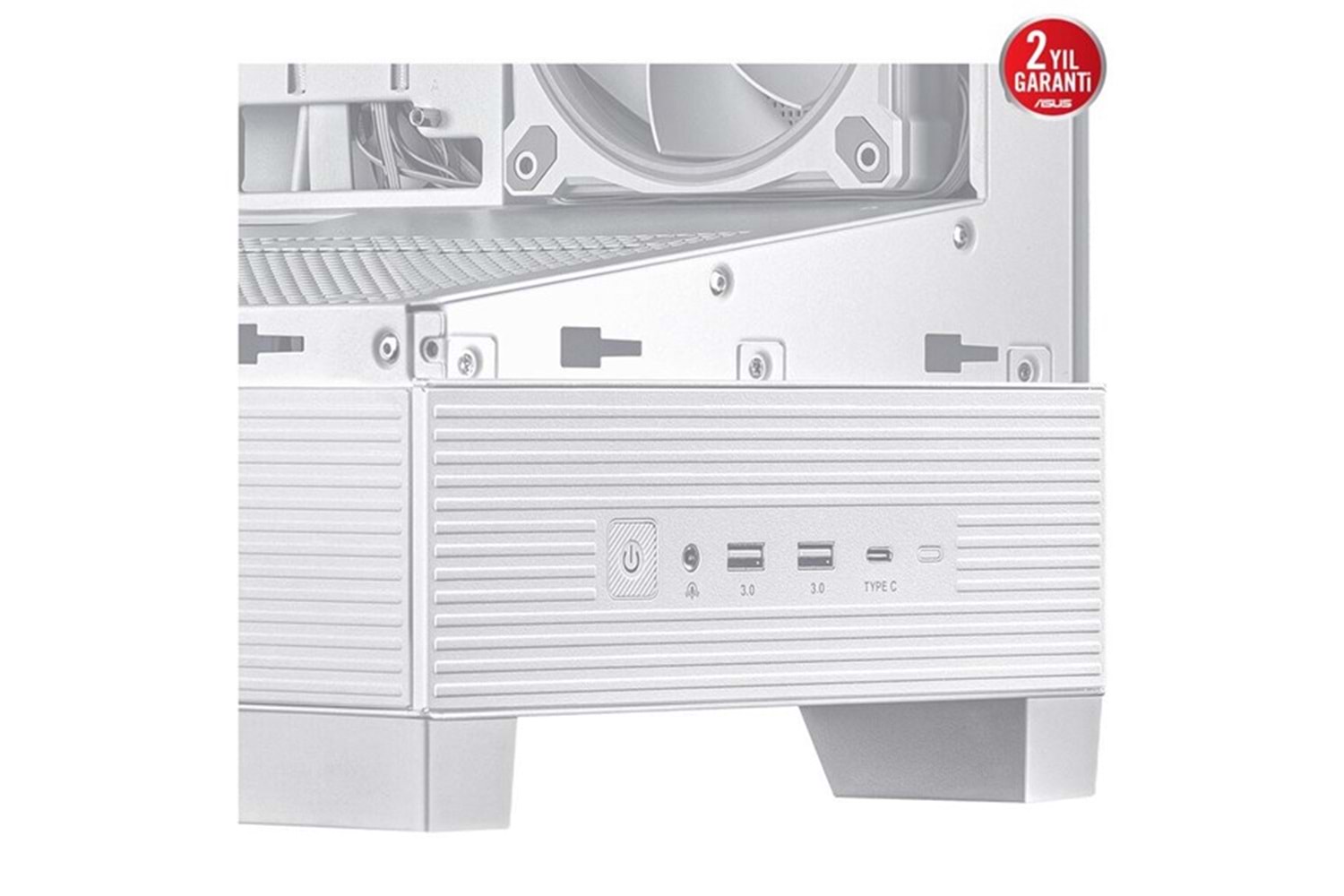 ASUS A31 PLUS TG ARGB GAMING MID-TOWER PC KASASI BEYAZ