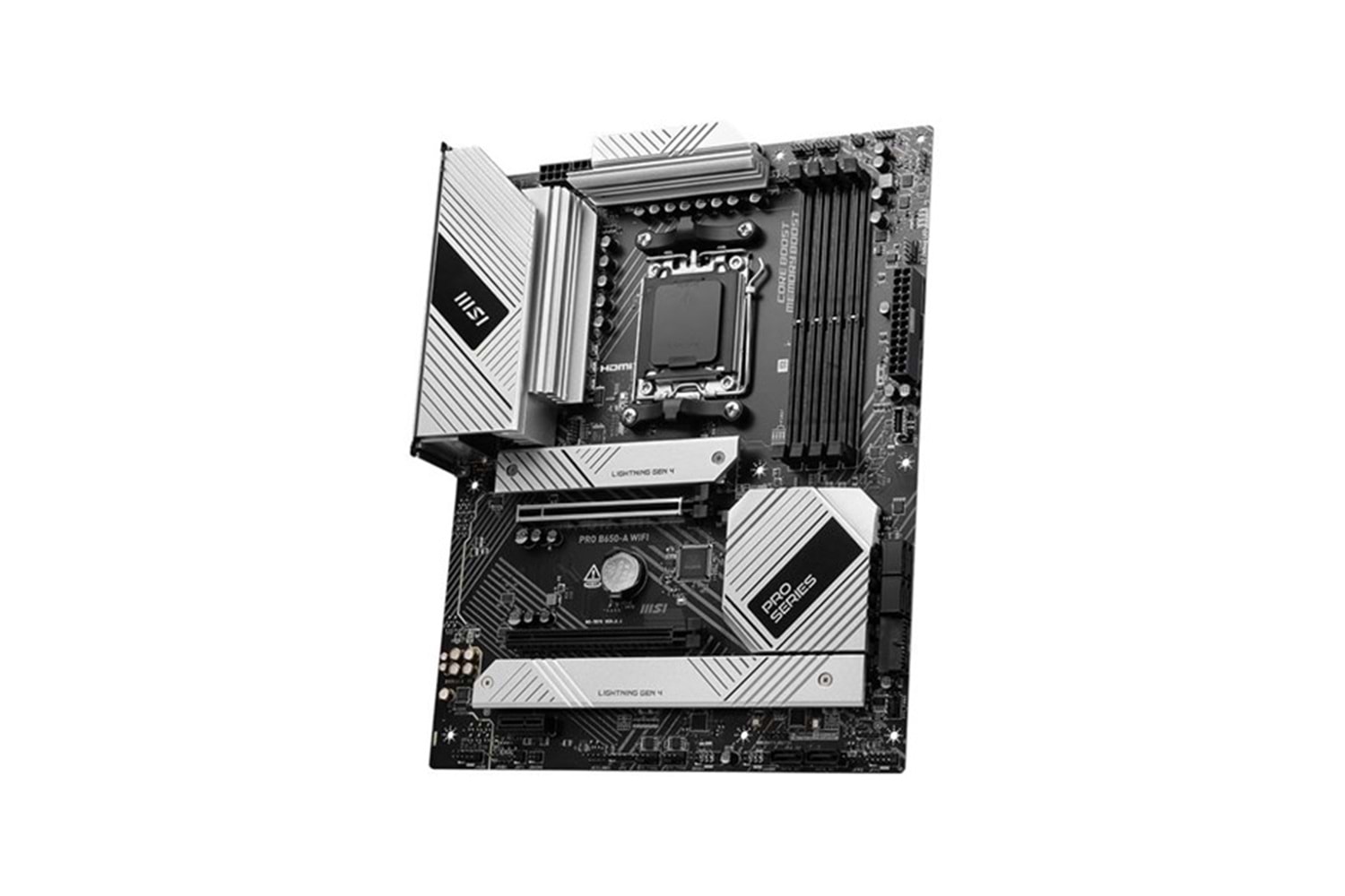 MSI PRO B650-A WIFI6E DDR5 HDMI-DP PCIE 4.0 AM5 ATX