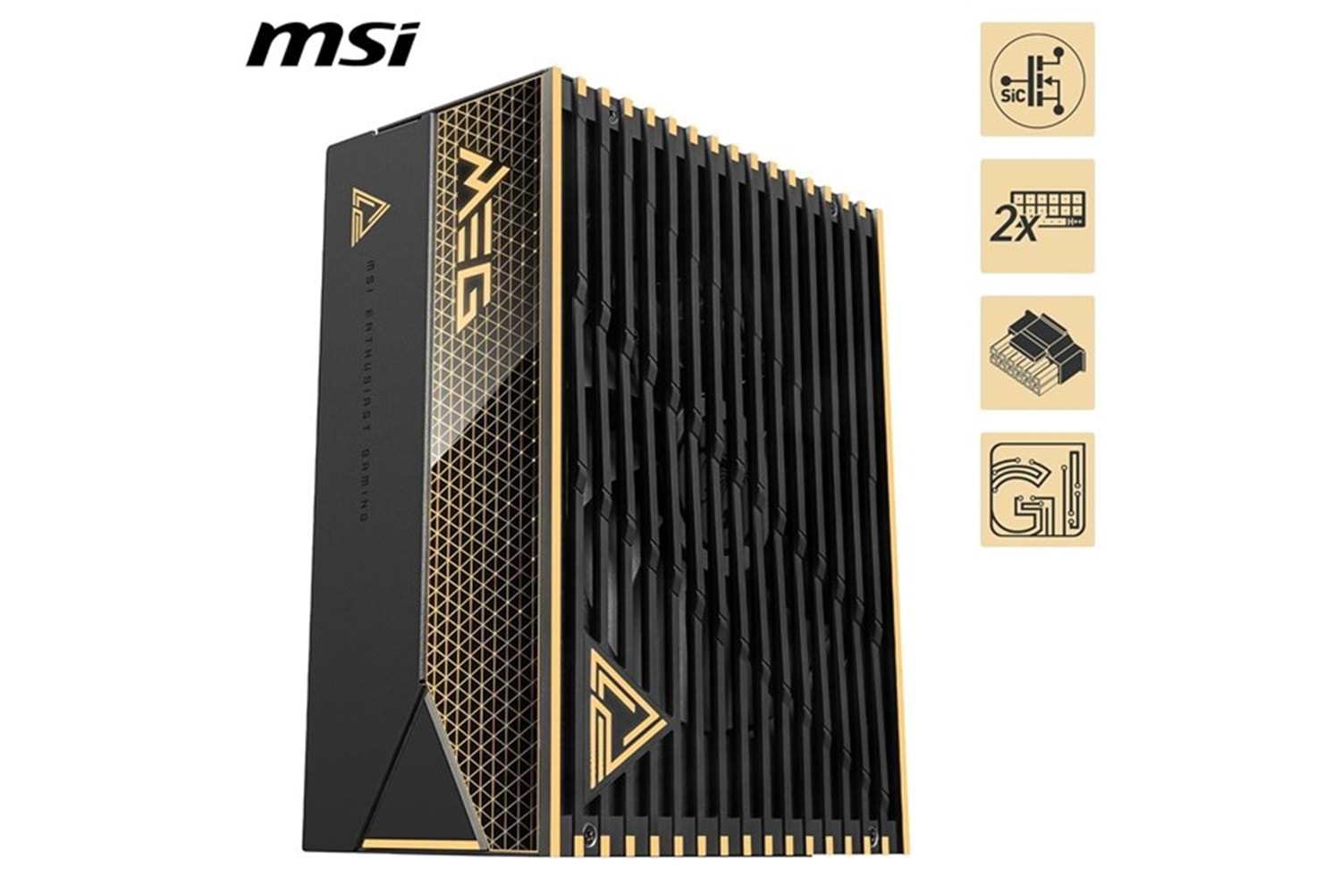 MSI 1600W 80+ TITANIUM MEG AI1600T PCIE 5.1 TAM MODÜLER POWER SUPPLY