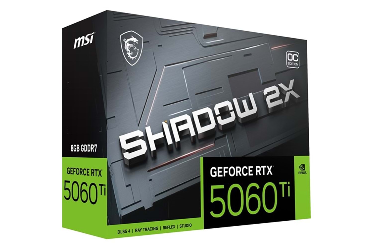 MSI RTX5060TI 8GB SHADOW 2X OC 128BİT GDDR7 HDMI DP PCIe 5.0