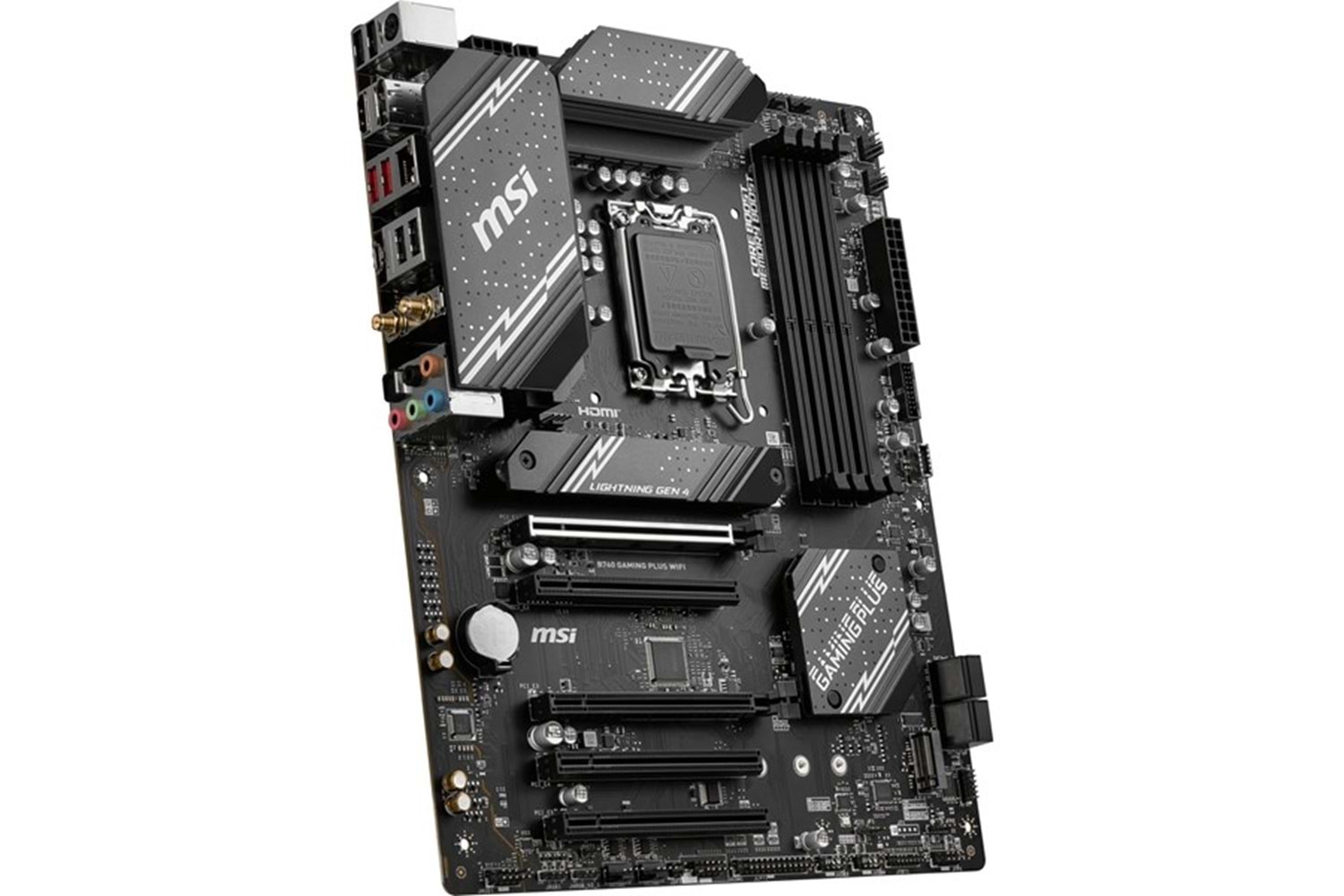 MSI B760 GAMING PLUS WIFI-6E DDR4 HDMI DP PCIE 4.0 1700p ATX