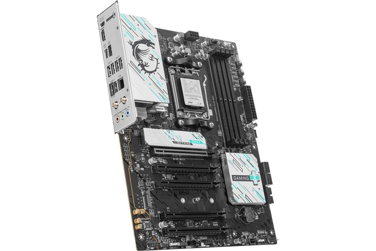 MSI PRO B840M GAMING PLUS WIFI6E DDR5 HDMI PCIe 16X v4.0 AM5 mATX