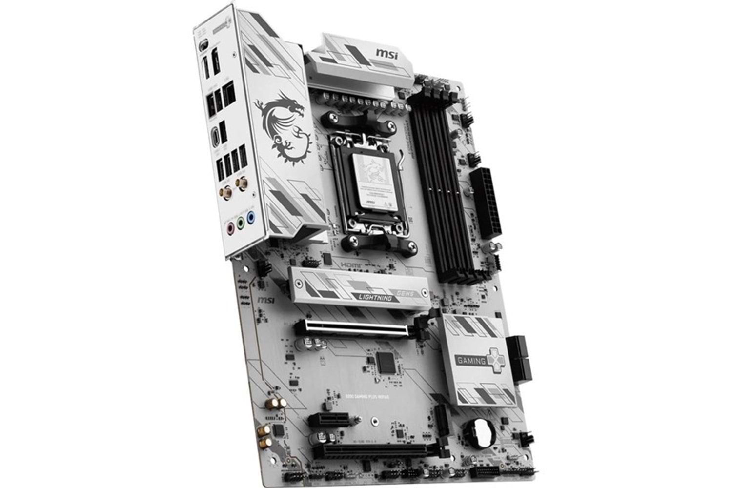 MSI B850 GAMING PLUS WIFI6E DDR5 HDMI-DP TYPEC PCIE 5.0 AM5 ATX