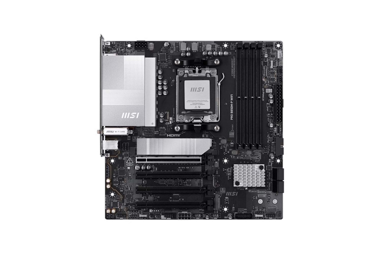 MSI PRO B850M-P WIFI7 DDR5 HDMI-DP PCIE 5.0 AM5 MATX